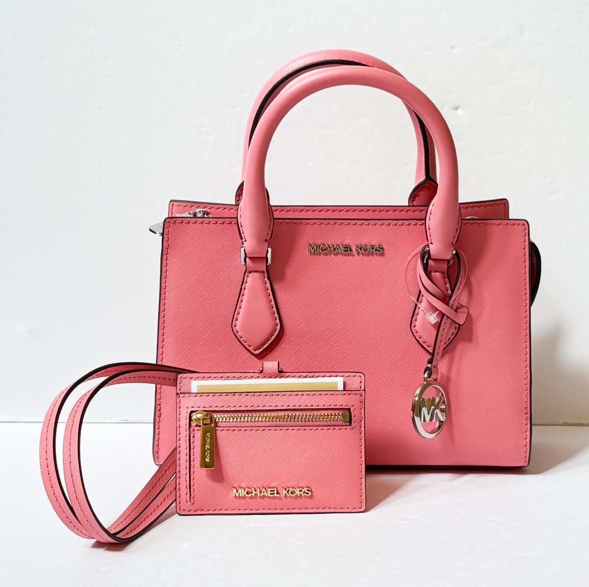 値下げ☆正規品☆MICHAEL KORS 希少のピンク ショルダーバッグ 未使用 MICHAEL KORS ショルダーバッグ BAG ピンク PINK