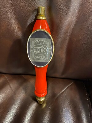 TEN FIDY--IMPERIAL STOUT--OSKAR BLUES BREWERY----12''--WOOD TAP HANDLE