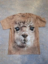 The Mountain Llama Tie-dyed T-shirt - Medium 