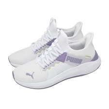 Puma Softride Enzo 5 Slip Tech Wns White Purple Women Road Running 313293-04