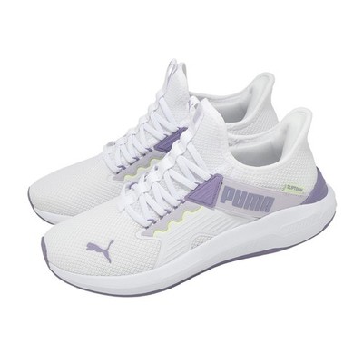 Puma Softride Enzo 5 Slip Tech Wns White Purple Women Road Running 313293-04