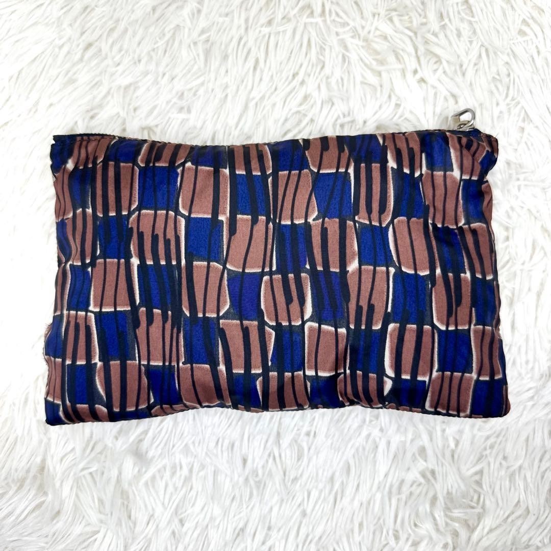 PRADA Nylon Tote Bag Brown Blue Women's Made in Italy Authentic USED From JAPAN thumbnail 19