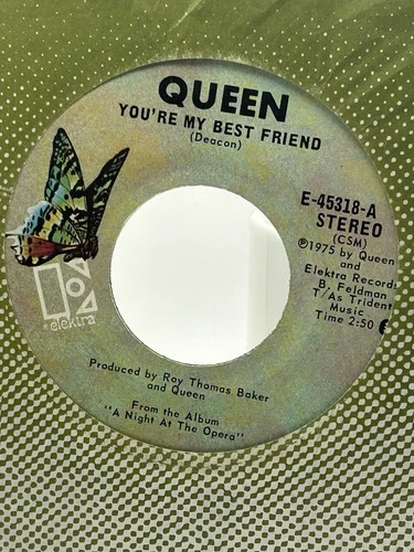 Queen Your My Best Friend USA 7” Single Vinyl Import  1975