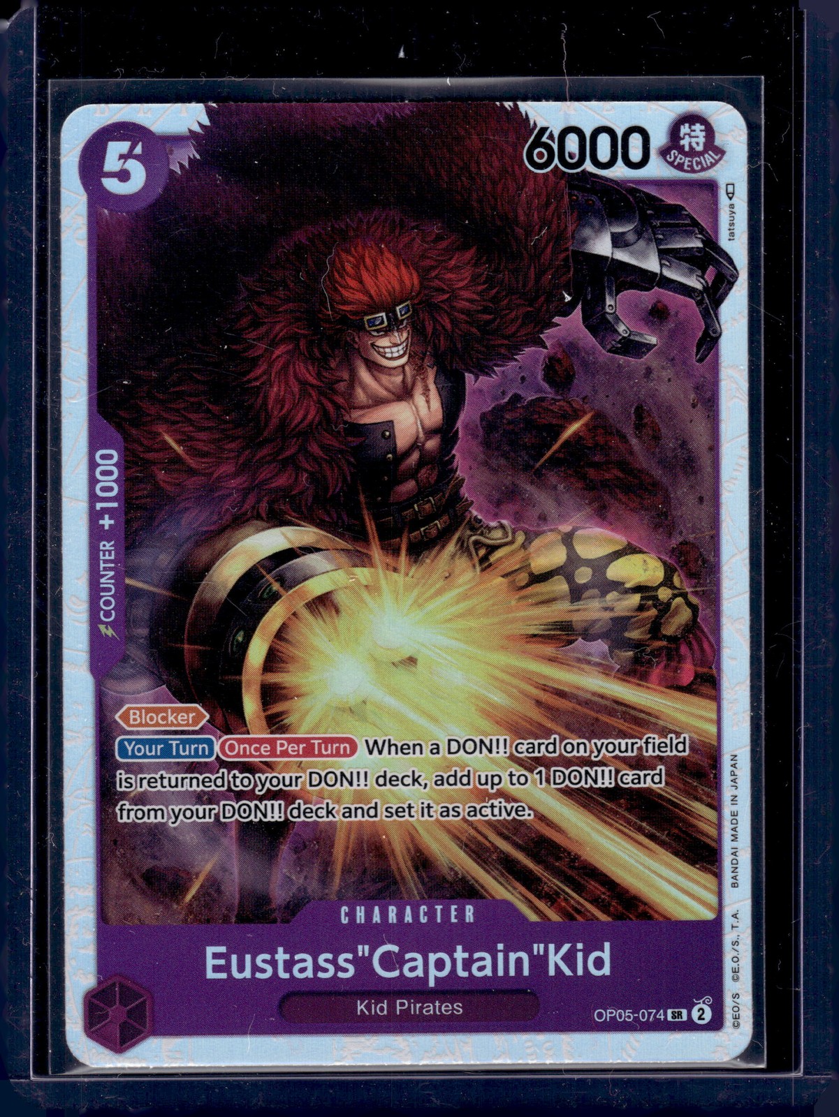 Awakening of the New Era #OP05-074 Eustass"Captain"Kid