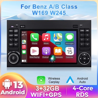 7'' Android 13 Autoradio CarPlay GPS 32GB EQ Für Mercedes Sprinter W639 W906 W169