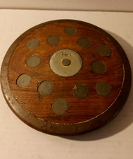 Vintage Antique Wood And Metal Discus Track And Field Sports