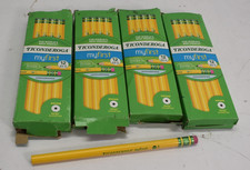 Ticonderoga Beginners Primary Size 2 Pencils 12/Pkg Yellow 13308 4 Packs of 12