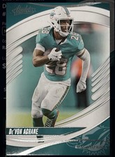 Panini 2025 Absolute De'Von Achane #85 Miami Dolphins NFL Football Base Card