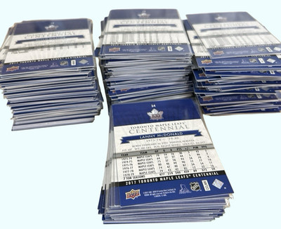 306x 2017 Upper Deck Toronto Maple Leafs Centennial, Random #1-100 Cards- BULK!