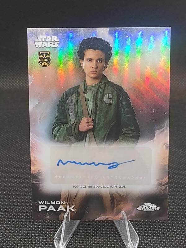 Muhannad Bhaier As Wilmon Paak Refractor Auto 2025 Topps Chrome Star Wars #A-MB