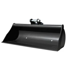 HUAYEE 800mm Plain Bucket Attachment For Mini Excavator 1ton-1.5ton with Pinsx2