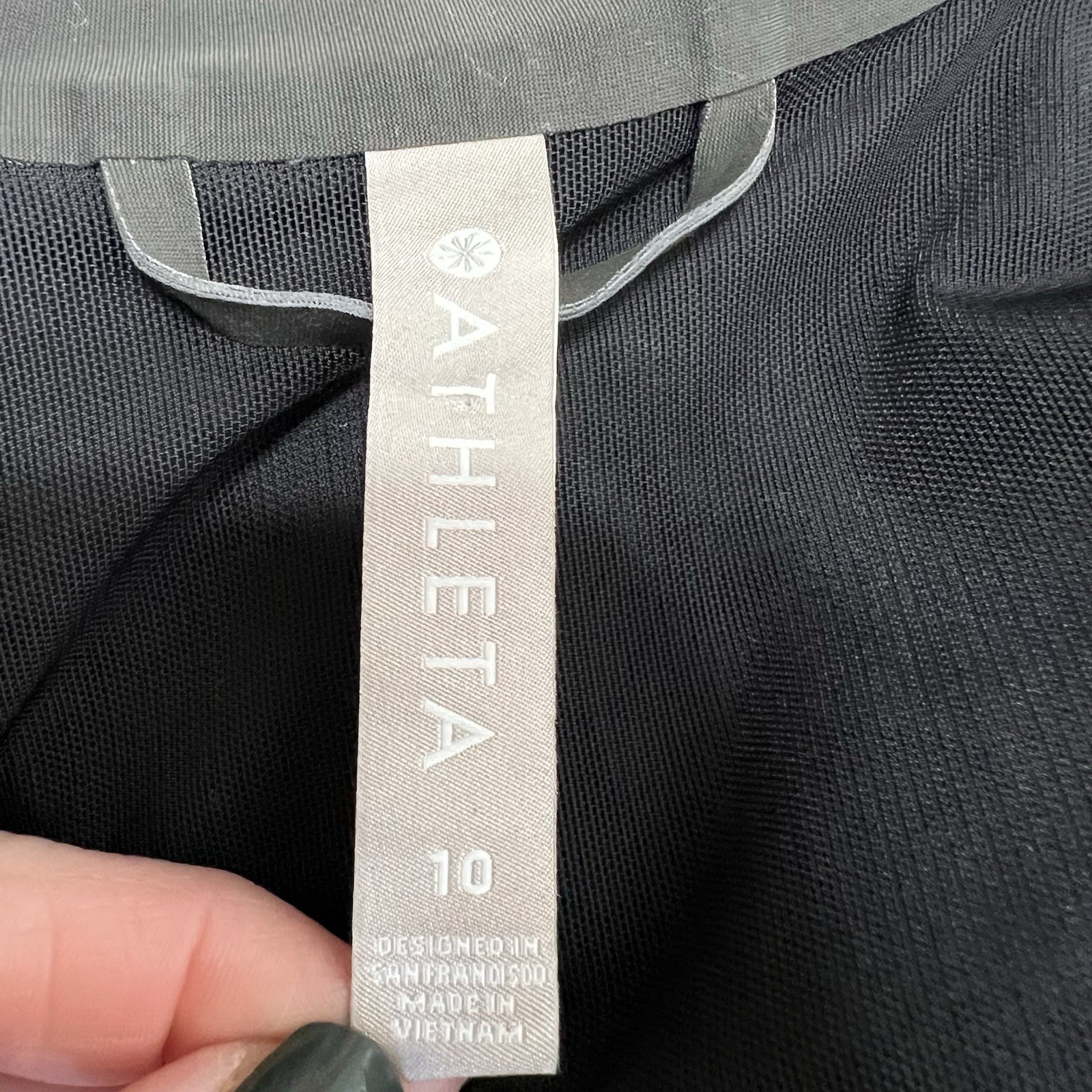 Athleta Interstellar Blazer Gray Work Jacket Trav… - image 9