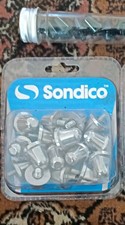 Sondico Alloy Screw-in Rugby Union Studs Silver
