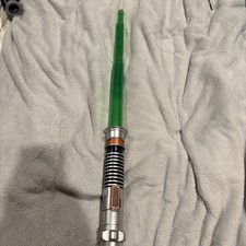 Star Wars Luke Skywalker Ultimate FX Green Lightsaber Works w Sounds Yoda A4