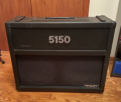 #ad PEAVEY 5150 60W 2x12quot; COMBO TUBE AMP MISSING ONE POWER TUBE $550.00