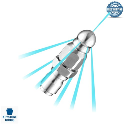 #ad Stainless Steel Pressure Washer Sewer Jetter Nozzle 5000 PSI $23.67