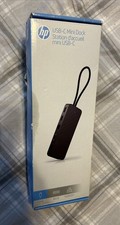 HP 2PM64AA ABA USB-C Mini-Dock w/ ports for HDMI, VGA, RJ-45, USB-A