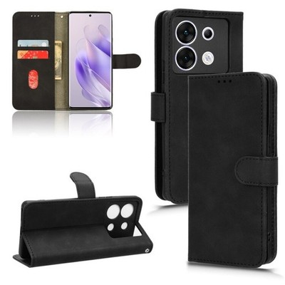 Für Infinix Zero 30 5G Skin Feel Magnet Flip Leder Handy Hülle Cover Schale