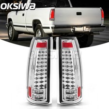 Led Tail Light For 1988-1999 Chevy Gmc Silverado Sierra Ck Clear Lensplugplay
