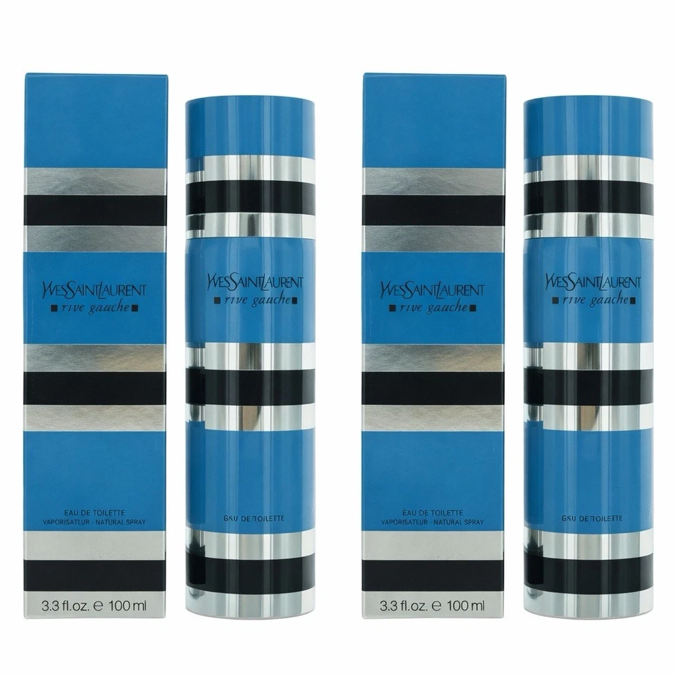 YVES SAINT LAURENT YSL RIVE GAUCHE 100ML Eau De Toilette EDT For Her - Brand New (X2 BUNDLE)