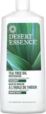 (Free Duty Tax) Desert Essence Tea Tree Oil Mouthwash, Spearmint, 16 fl oz -