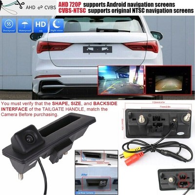 AHD 720p Rückfahrkamera Für Audi A4 B6 B8 A5 A6 Q3 VW Skoda Kamera Heckklappe-DE