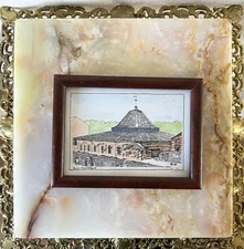 1991 Drawing Of The B&O Railroad Roundhouse Martinsburg WV By Diana Suttenfield