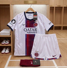 Ensemble PSG extérieur Blanc enfant