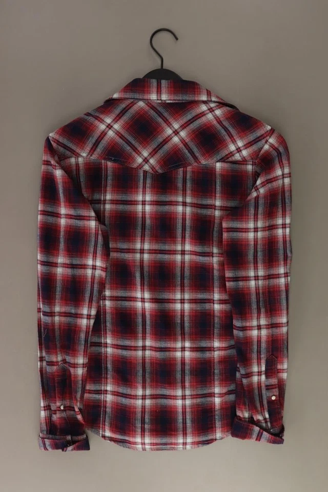 ✅ WE Fashion camicetta per uomo taglia 44, XS a quadri rosso di cotone ✅ - Immagine 2 di 4