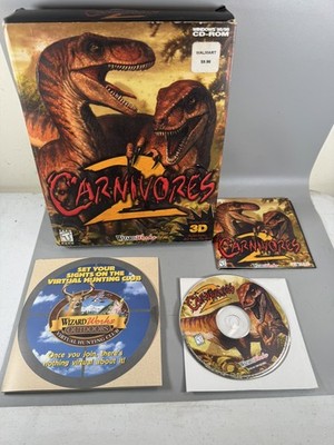 Carnivores PC Big Box CD-ROM (1998) WizardWorks Complete w Manual