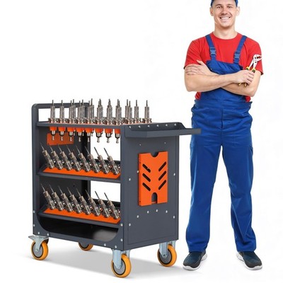TOYANDONA CAT40 Tool Trolley BT40 Taper Tool Holder CNC Machine