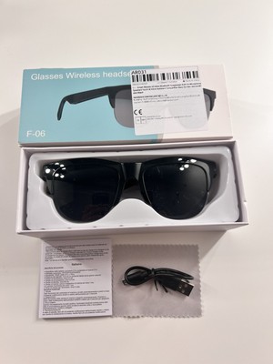 Smart Glasses, Wireless & Bluetooth Call & Music Sunglasses Headset Headphone