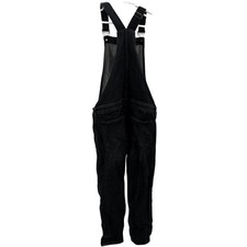 GAP washed Black Denim Maternity Jumpsuit overalls S cotton casual pockets