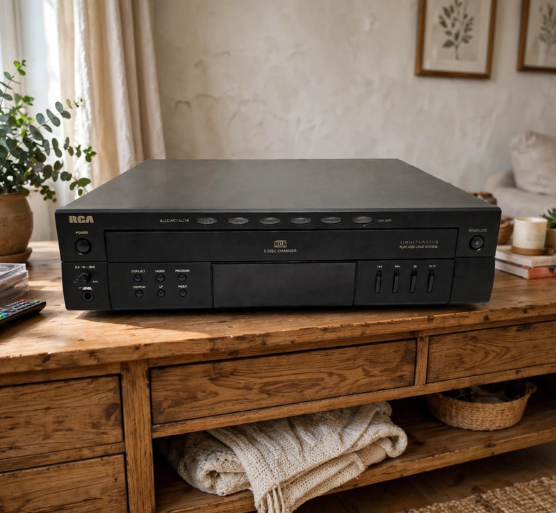 RCA RP-8075RS 5-disc carousel CD changer.