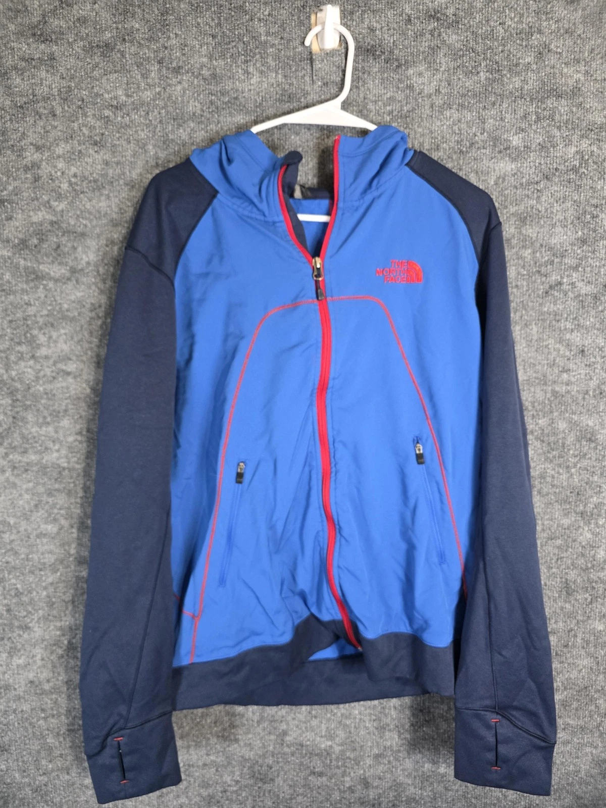 North Face Jacket Mens Large Blue Hooded Full Zip Outdoor Activewear NF00CP4T
Opens in a new window