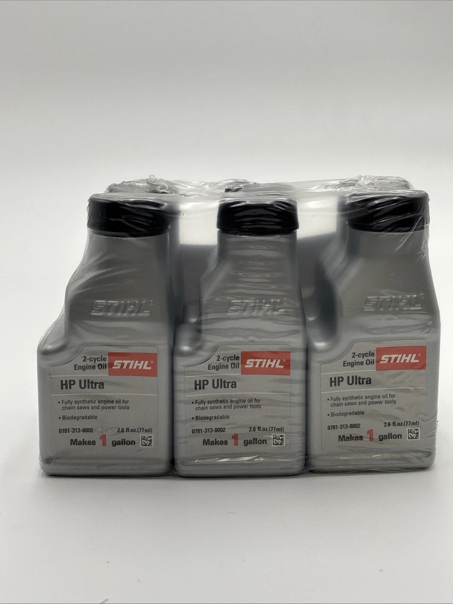 STIHL HP Ultra 2-Cycle Engine Mix Oil - 1 Gallon Bottles, 6 Pack