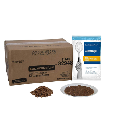 #ad Santiago Excel Refried Beans 29.7 Oz Pack of 6 Large Size for Food Services $75.85