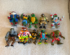 Playmates TMNT Mixed Lot Action Figures 10-Pack Raphael Donatello Vintage 1989