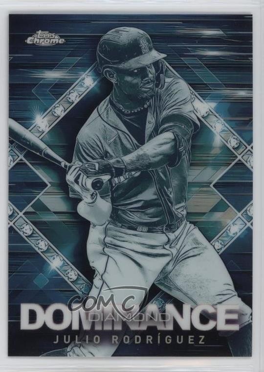 2023 Topps Chrome Update Diamond Dominance Julio Rodriguez RodrÃguez #DD-2 14ll