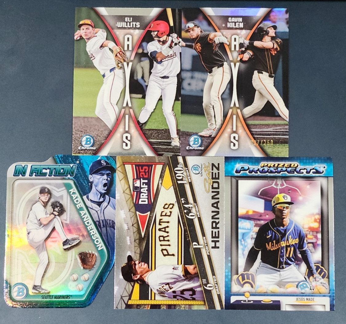 2025 Bowman Draft Chrome INSERTS You Pick - 2 Card Minimum