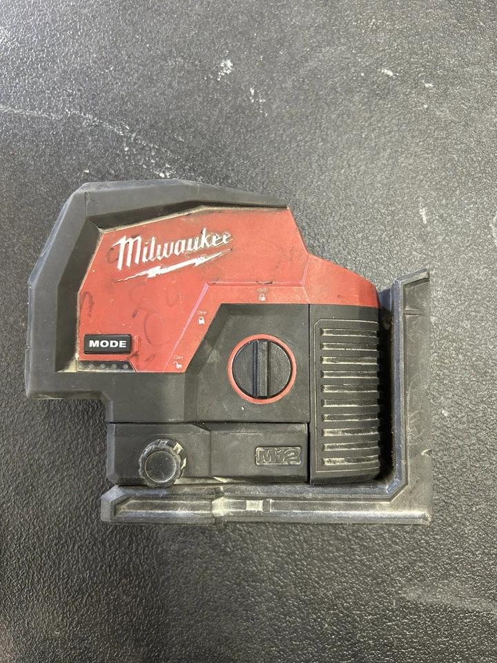 Milwaukee 3622-20 M12 Línea Cruzada Verde Puntos de Plomada Láser Funciona Excelente SOLO HERRAMIENTA Foto 2 de 4