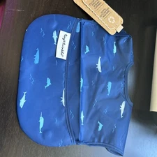 Tiny Twinkle Small  Baby Bib Waterproof Apron Smock Ocean Creatures NOB x3