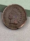 1902 US Indian Head Cent! AU!  Old US Coin!