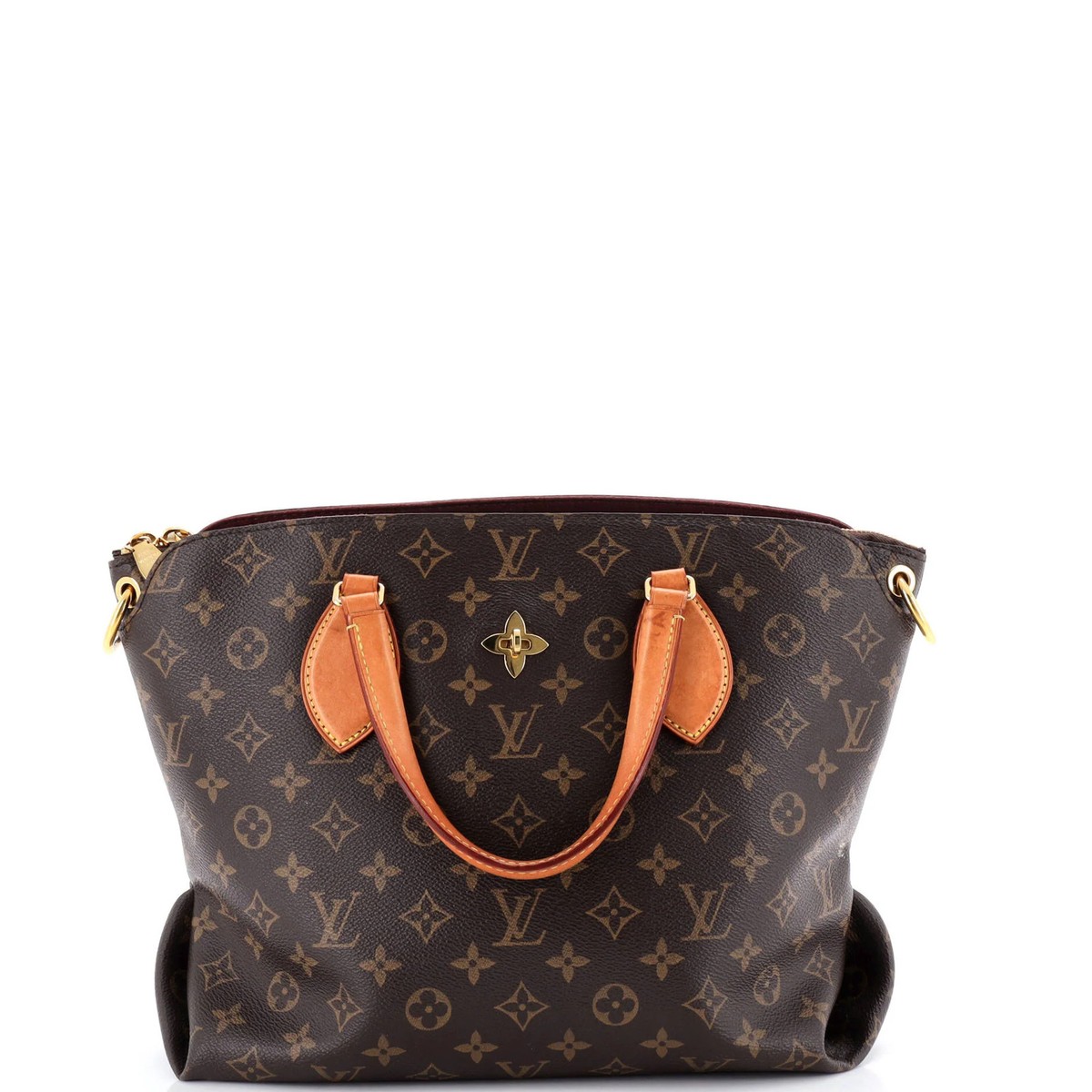 Louis Vuitton Flower Zipped Tote Monogram Canvas MM | eBay