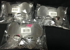 Set of 3 Blind Mice Halloween Costume Mouse Ear Mask tail bow tie Gray Pink