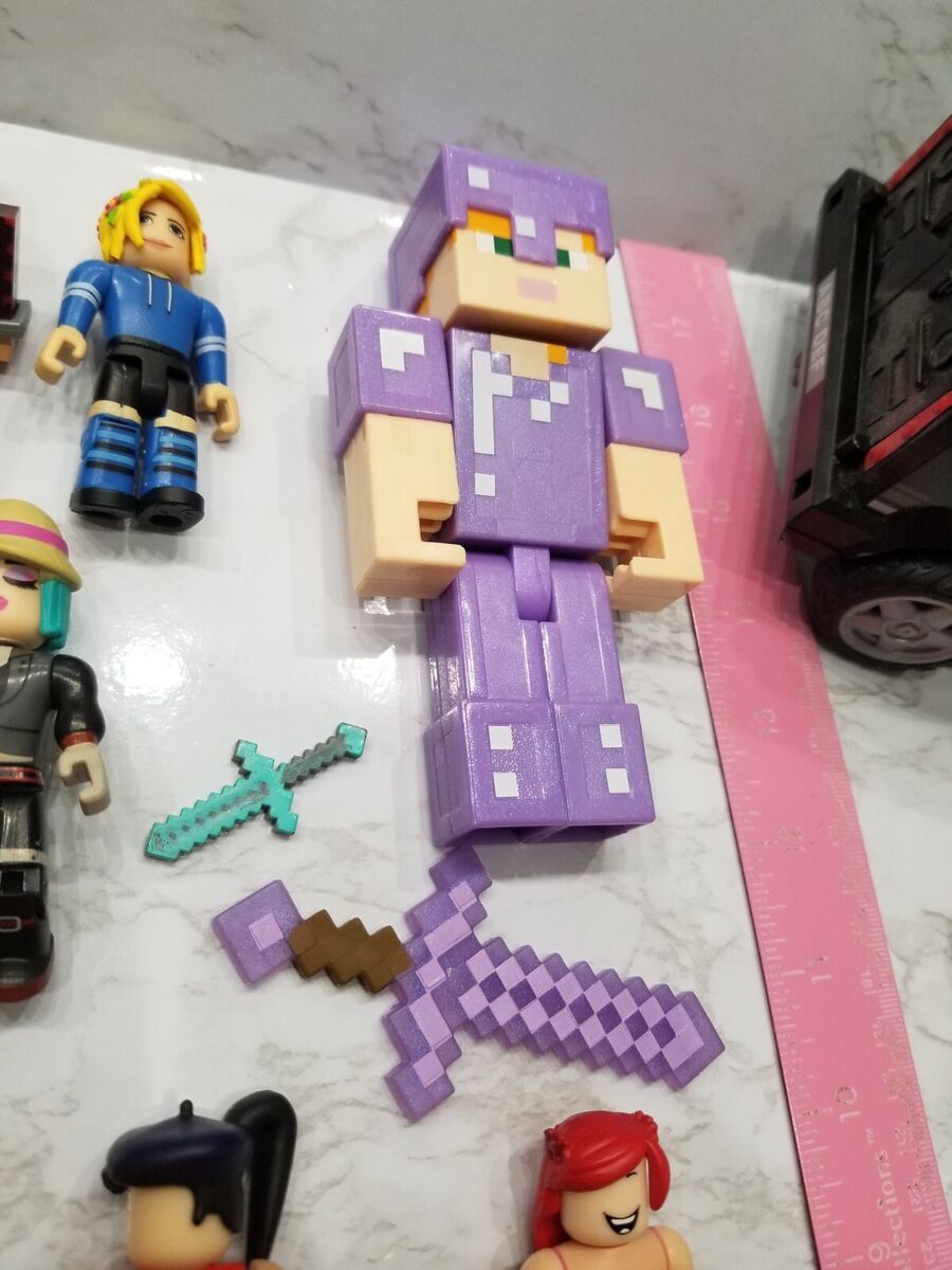 Minecraft, Roblox Figure Lot