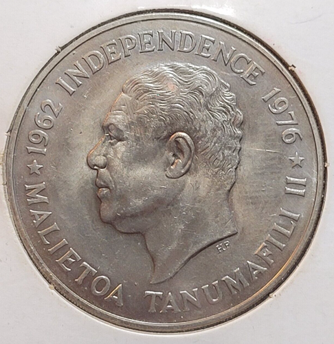 1776 INDEPENENCE 1976 $1 SAMOA💥VERY RAISED STRIKE💥I COMBINED SHIP'N - Picture 3 of 6