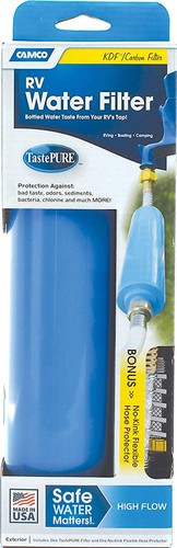 RV Water Filter Flexible Hose Protector Attachment Camper Trailer Boat Auto Wash - Picture 11 of 12