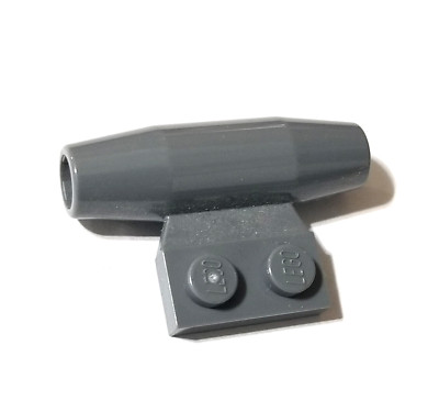 LEGO Small Smooth Engine with 1x2 Side Plate Dark Bluish Gray Part 98302