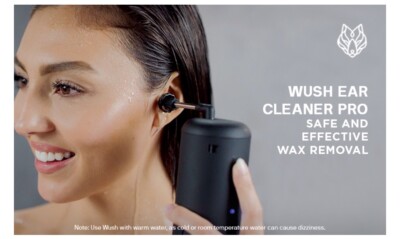 Black Wolf Wush Ear Cleaner Replacement Tips - 6 Pack Silicone Tips For Water Powered Ear Wax Removal System